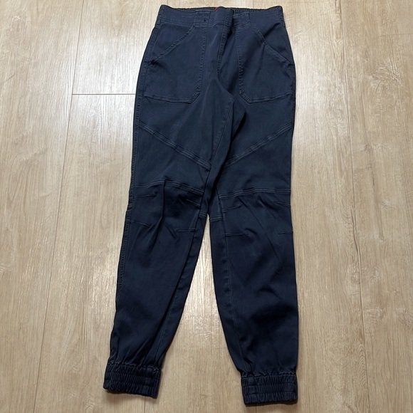 Spanx Stretch Twill Cargo Jogger Washed Black MEDIUM 20319R 1379 - Picture 5 of 10